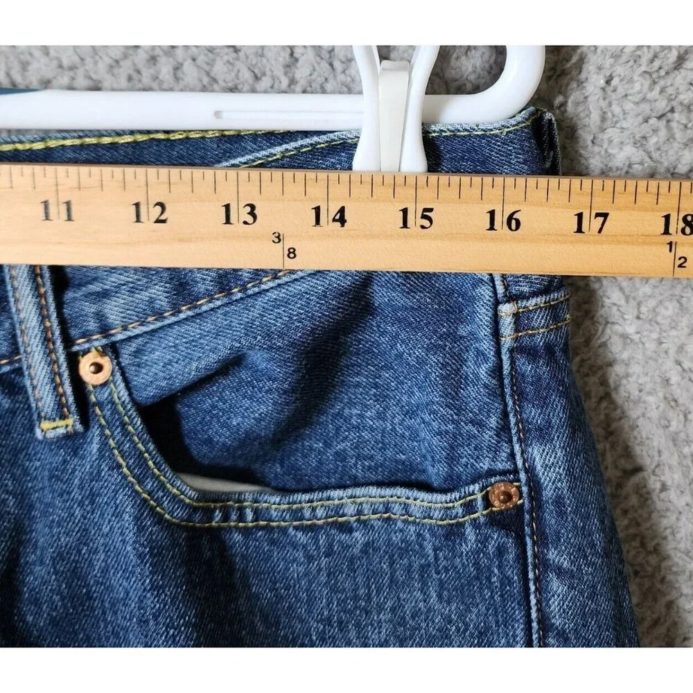 Levi's 505 Blue Denim Classic‎ Straight Leg Jeans Size 33 x 30 100% Cotton